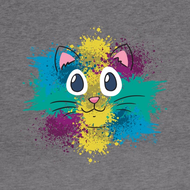 colour cat by ttshirty